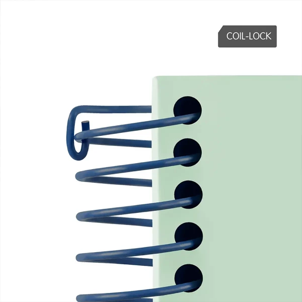 MILAN A4 SPIRAL NOTEBOOK 80 SHEETS COLLECTION GREEN