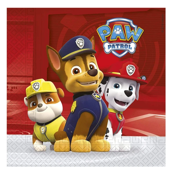 ΧΑΡΤΟΠΕΤΣΕΤΕΣ 33Χ33 εκ. 20 τεμ. PAW PATROL READY FOR ACTION