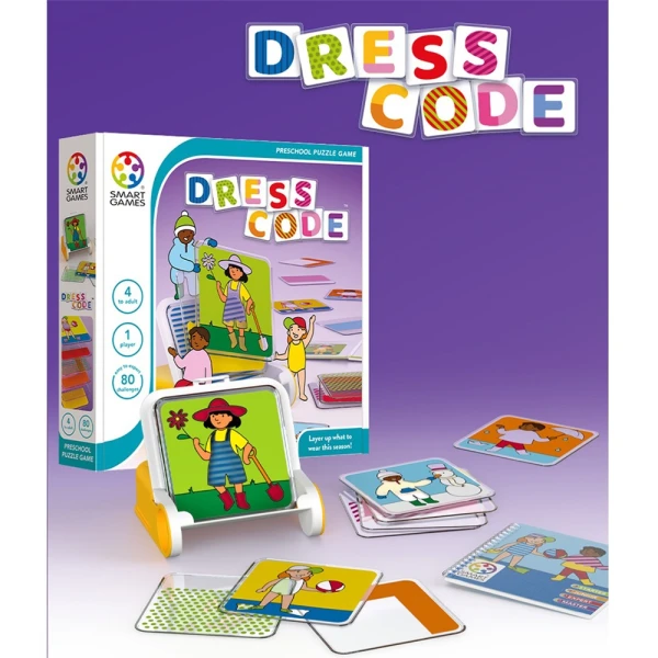 SMARTGAMES BOARD GAME DRESS CODE (80 CHALLENGES)