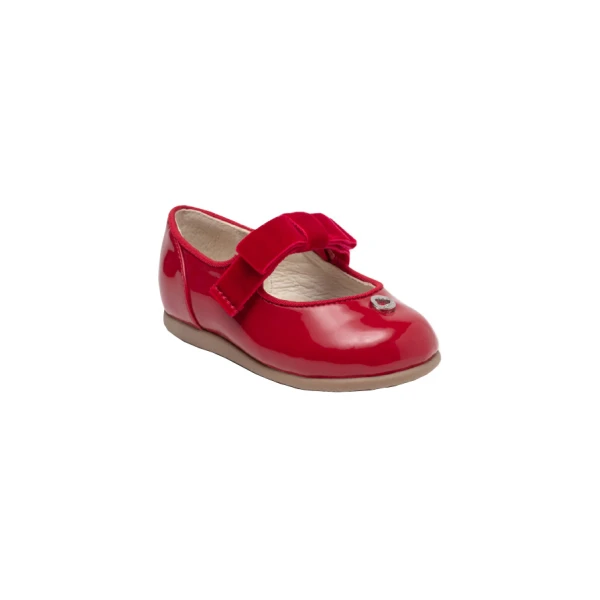 MAYORAL TOGGLE PATENT LEATHER SHOES RED