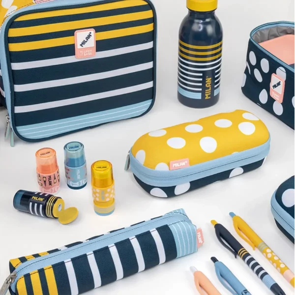 MILAN ERASER WITH SHARPENER EXTENSION SWIMS - 4 DESIGNS