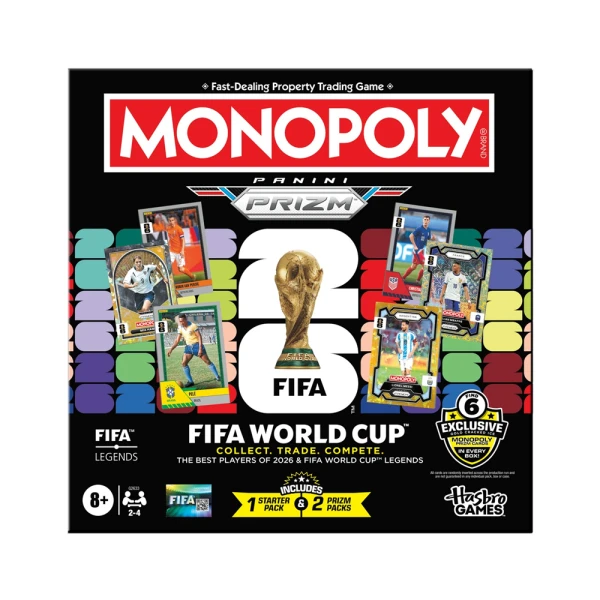 BOARD GAME MONOPOLY PANINI FIFA EDITION - PRIZM FIFA WORLD CUP EDITION CORE GAME