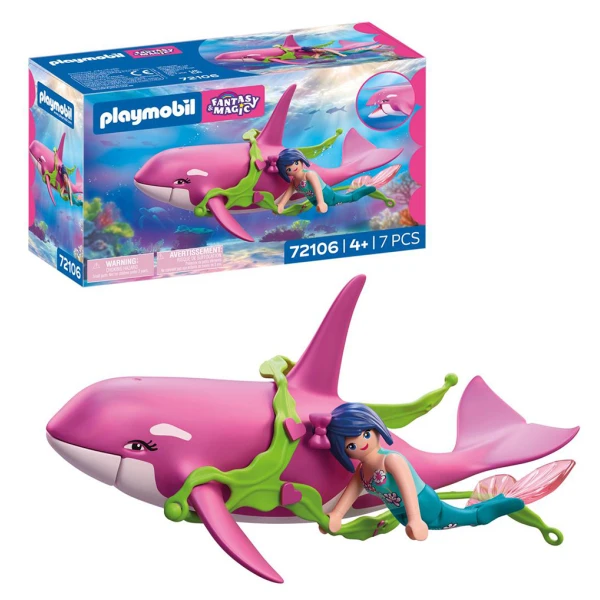 PLAYMOBIL FANTASY & MAGIC ORCA WITH MERMAID