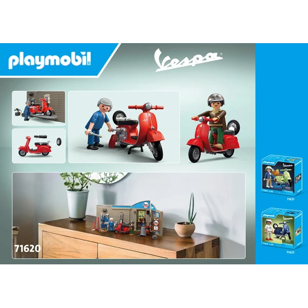 PLAYMOBIL VESPA 60S VESPA GARAGE