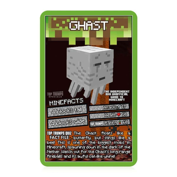 WINNING MOVES ΠΑΙΧΝΙΔΙ ΚΑΡΤΩΝ TOP TRUMPS SPECIALS - THE INDEPENDENT AND UNOFFICIAL GUIDE TO MINECRAFT - ΑΓΓΛΙΚΗ ΕΚΔΟΣΗ