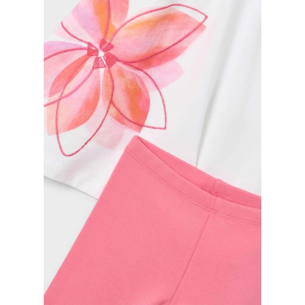 MAYORAL SET LEGGINGS COTTON JERSEY PINK
