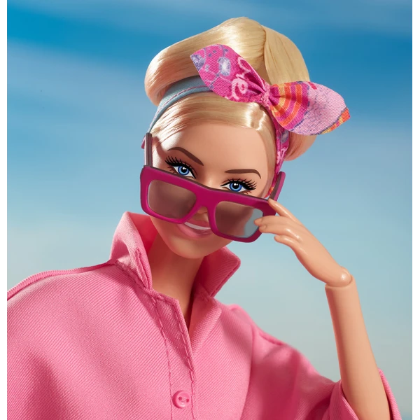 COLLECTIBLE DOLL BARBIE MOVIE PINK BOILER SUIT