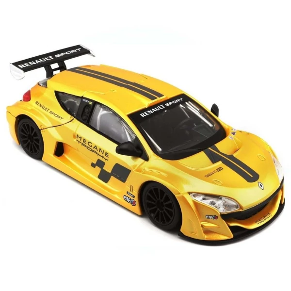 BBURAGO 1:24 RENAULT MEGANE TROPHY YELLOW