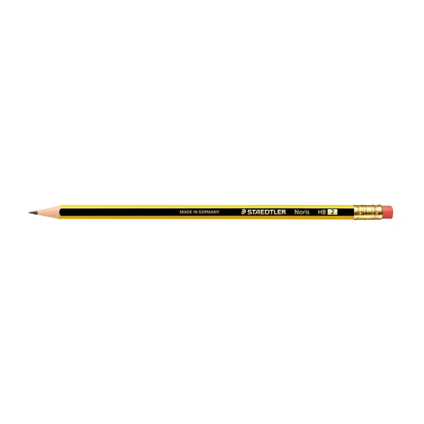 STAEDTLER PENCIL NORIS 122 HB WITH ERASER
