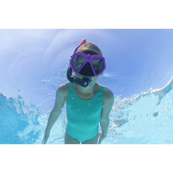 BESTWAY SET MASK & SNORKEL DOMINATOR PINK-BLACK