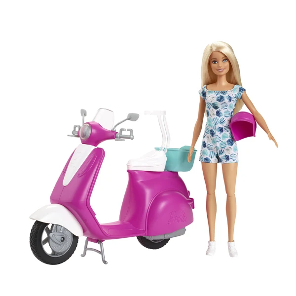 BARBIE SCOOTER ΚΑΙ ΚΟΥΚΛΑ