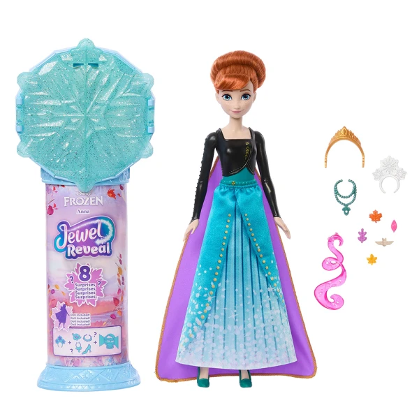 DISNEY FROZEN DOLL ANNA WITH JEWEL BOX