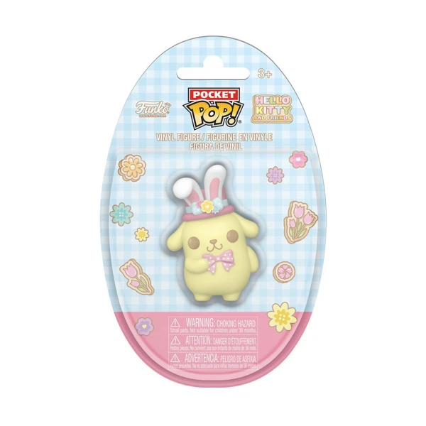 FUNKO POCKET POP! SINGLES: HELLO KITTY & FRIENDS (SPRING) - POMPOMPURIN VINYL FIGURE
