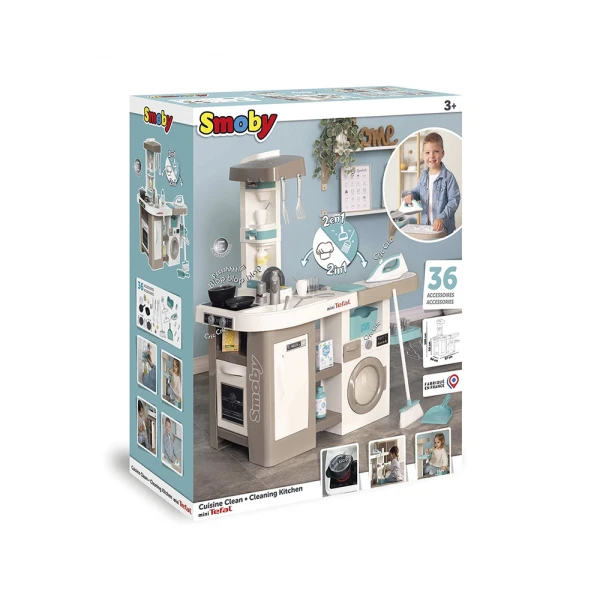 SMOBY TEFAL CLEANING KITCHEN