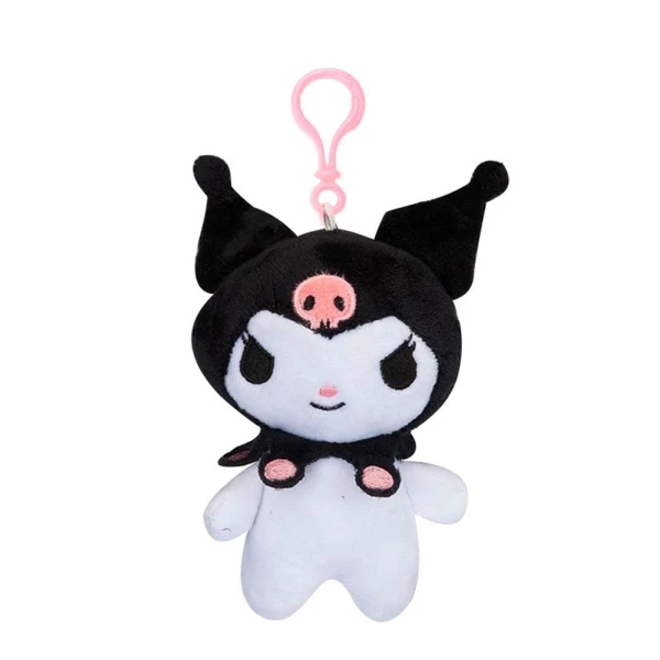 KEYCHAIN PLUSH HELLO KITTY KUROMI 12 cm