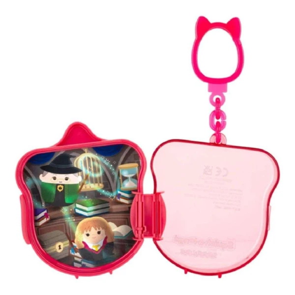 SQUISH-A-LONGS HARRY POTTER SURPRISE KEYCHAIN WITH 8-PLACE CASE 8 WITH 3 FIGURES