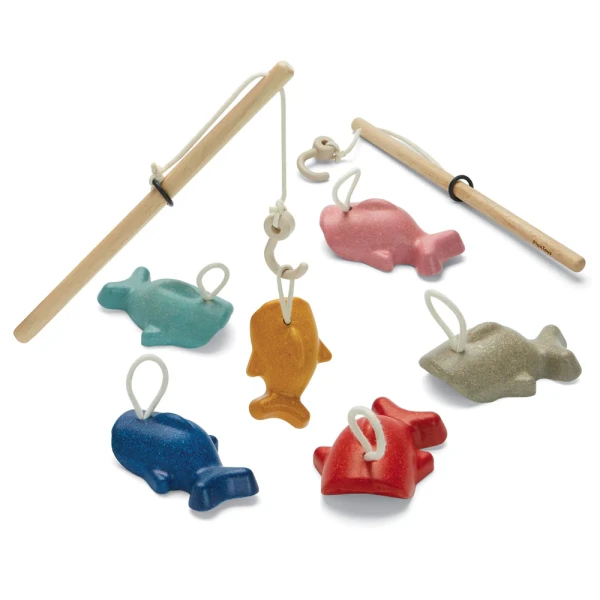 PLAN TOYS WOODEN FISHING GAME