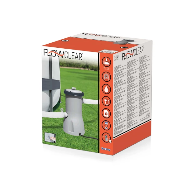 BESTWAY FLOWCLEAR 3028L/800gal ΑΝΤΛΙΑ ΜΕ ΦΙΛΤΡΟ 