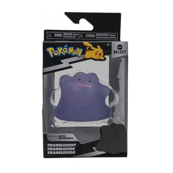 POKEMON FIGURE 7.5 cm TRANSPARENT WAVE 6 - DITTO