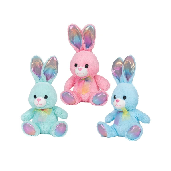 PLUSH SITTING BUNNY 26 cm- 3 COLORS 
