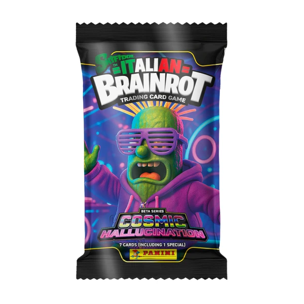 PANINI ITALIAN BRAINROT 2 COSMIC HALLUCINATION ΦΑΚΕΛΑΚΙ ΜΕ 7 ΚΑΡΤΕΣ