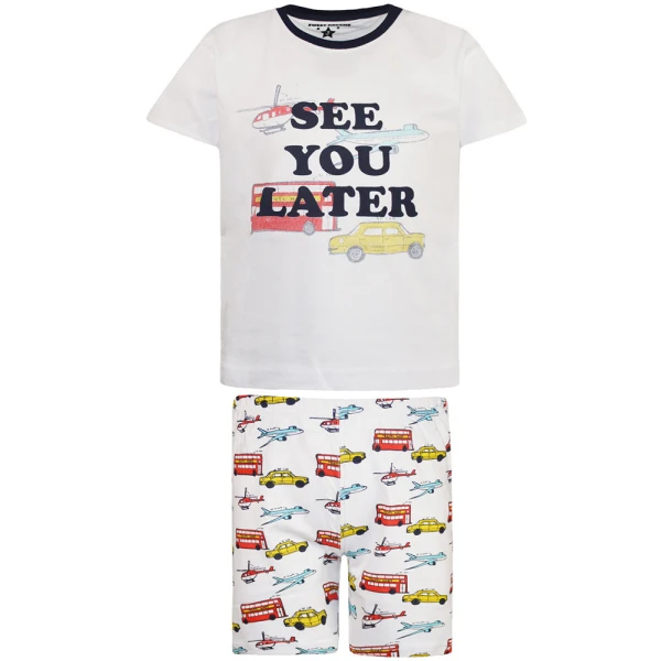 ENERGIERS BEBE BOY PYJAMAS WHITE
