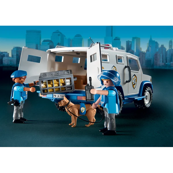 PLAYMOBIL CITY ACTION POLICE MONEY TRANSPORTER