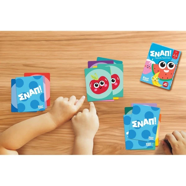 AS GAMES CARD GAMES KIDDY CARDS MEMO - SNAP - TSOUKOU - MAVROS GATOS FOR 2+ PLAYERS
