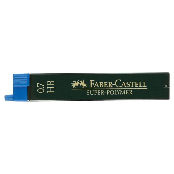 FABER-CASTELL 12 LEADS CONTAINER POLYMER 0.7mm HB