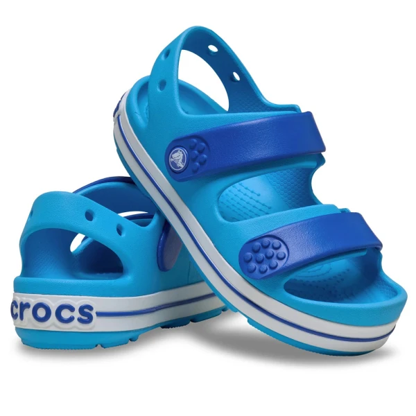 CROCS CROCBAND CRUISER SANDAL TODDLER VENETIAN-BLUE BOLT