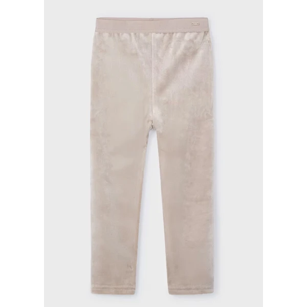 MAYORAL LEGGINGS VELOUR BASIC SEPIA
