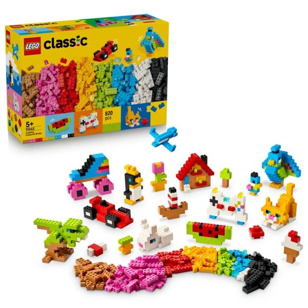 LEGO® CLASSIC ΔΗΜΙΟΥΡΓΙΚΑ ΠΟΛΥΧΡΩΜΑ ΤΟΥΒΛΑΚΙΑ
