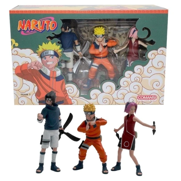 COMANSI ΜΙΝΙΑΤΟΥΡΕΣ NARUTO ΣΕΤ ΔΩΡΟΥ 3 τεμ.