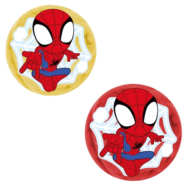 ΜΠΑΛΑ LIGHT UP 100 mm SPIDEY AND HIS AMAZING FRIENDS - 2 ΣΧΕΔΙΑ