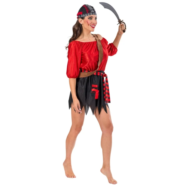 CARNIVAL COSTUME CORSAIR GIRL ONE SIZE
