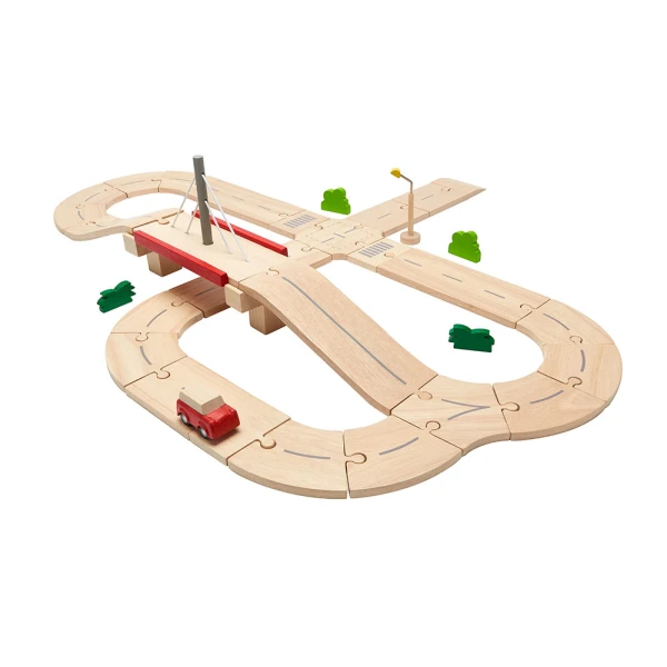 PLAN TOYS ΞΥΛΙΝΟ ΟΔΙΚΟ ΣΕΤ