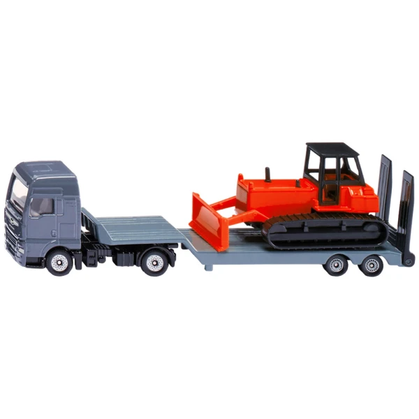 SIKU MAN LORRY WITH BULLDOZER 1:87
