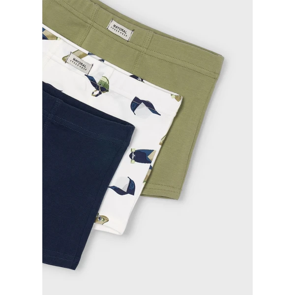 MAYORAL SET 3 BOXERS PISTACHIO 