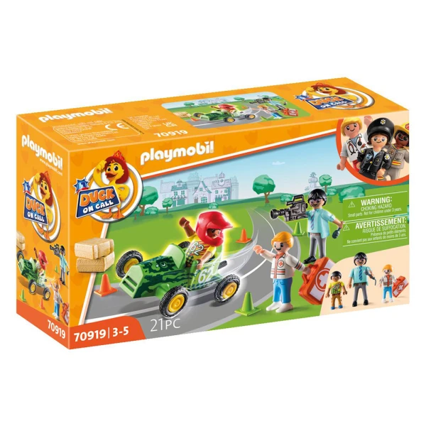 PLAYMOBIL DUCK ON CALL - ΕΠΙΧΕΙΡΗΣΗ ΔΙΑΣΩΣΗΣ: ΔΙΑΣΩΣΗ ΣΤΑ GO-KART!