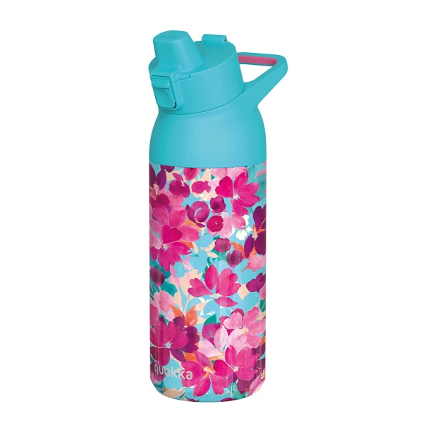 QUOKKA ΑΝΟΞΕΙΔΩΤΟ ΜΠΟΥΚΑΛΙ ΜΕ ΣΤΟΜΙΟ 700ml - FLORAL JUMBLE