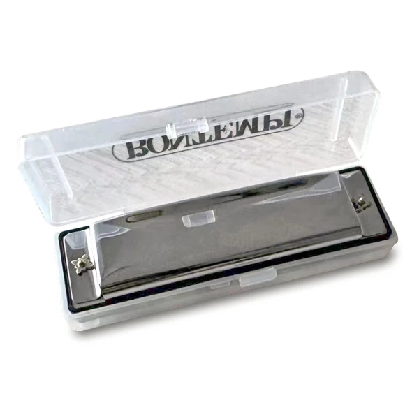 BONTEMPI METAL HARMONICA 10 NOTES WITH CASE