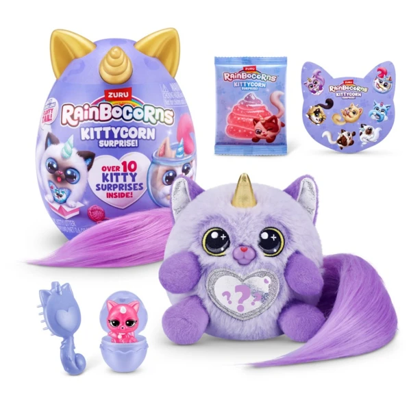 ΑΥΓΟ RAINBOCORNS KITTYCORN ΟΥΡΑ ΣΕΙΡΑ 3 - 7 ΣΧΕΔΙΑ