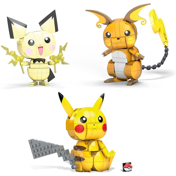 MEGA CONSTRUX POKEMON PIKACHU EVOLUTION TRIO 621 pcs