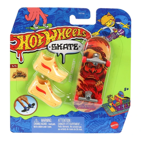 HOT WHEELS SKATE ΚΑΙ ΠΑΠΟΥΤΣΙΑ - FIERY TRICKSTER