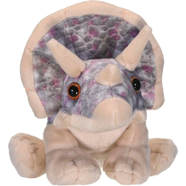 WILD REPUBLIC PLUSH CUDDLEKINS ECO MINI TRICERATOPS