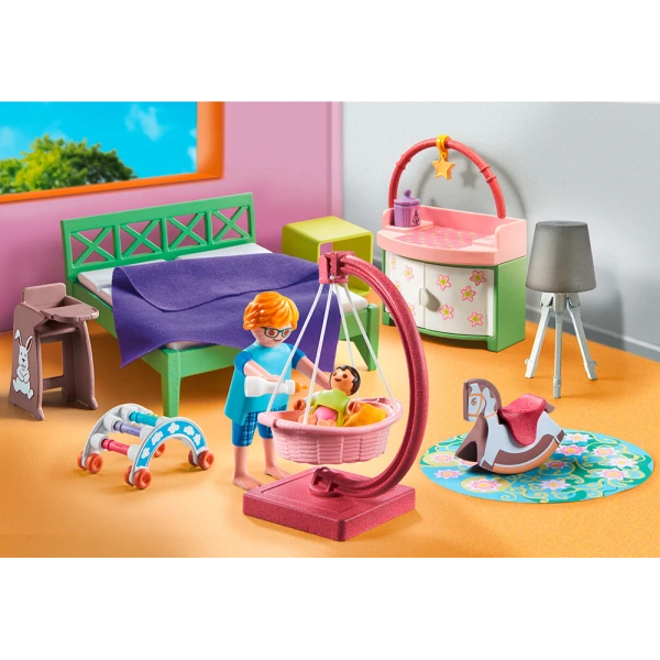 PLAYMOBIL CITY LIFE ΜΟΝΤΕΡΝΟ ΥΠΝΟΔΩΜΑΤΙΟ ΜΕ ΚΟΥΝΙΑ