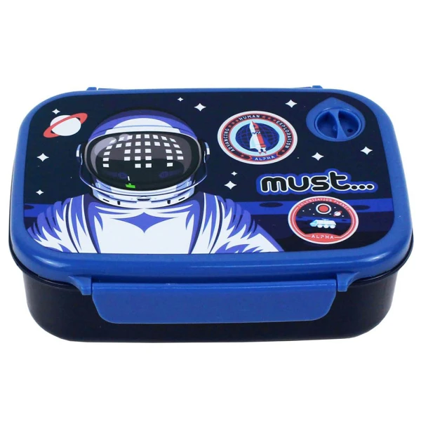 MUST SET LUNCH BOX 800ml & ALUMINUM BOTTLE 500ml ASTRONAUT