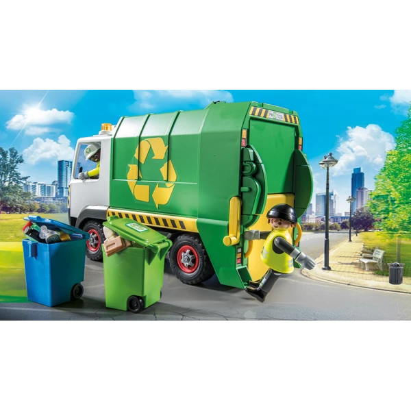 PLAYMOBIL CITY LIFE ΟΧΗΜΑ ΣΥΛΛΟΓΗΣ ΑΝΑΚΥΚΛΟΥΜΕΝΩΝ ΑΠΟΡΡΙΜΑΤΩΝ