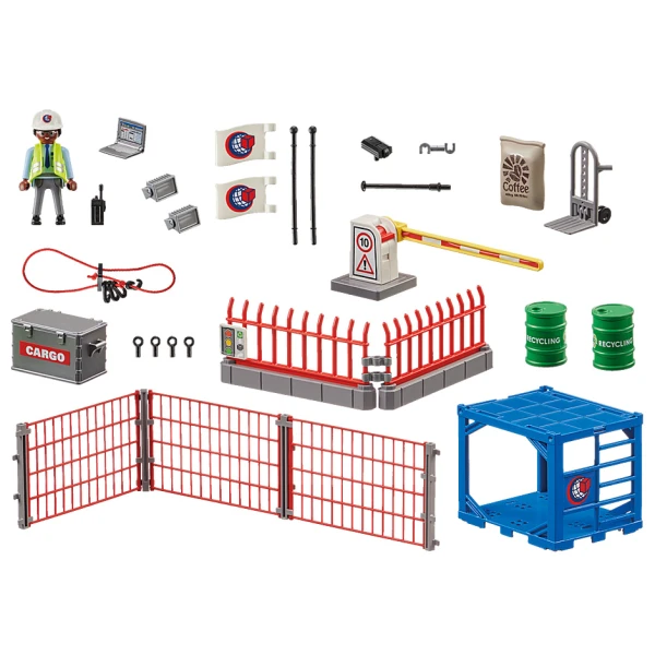 PLAYMOBIL CITY ACTION CARGO FREIGHT STORAGE