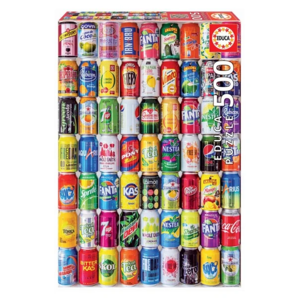 EDUCA PUZZLE 500 pcs SOFT DRINKS